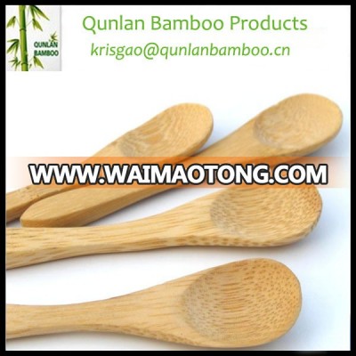 Long handle dessert salad spatula cooking tools wood bamboo spoon