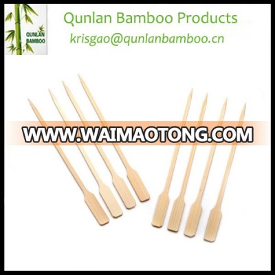 China wholesale disposable flat BBQ bamboo skewer sticks